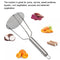 Household Steel Potato Press with Handle Steel Masher.