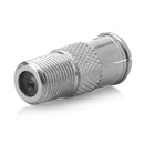 2pcs Zinc Alloy F Type to TV Coax Adapters Connectors Cable Couplers (A)