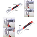 2Pcs Multi-function Universal Quick Snap'N Grip Adjustable Wrench Spanner
