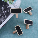 Memo Label Party Decor Notice Sign Chalkboard Mini Blackboard Message Note Clip