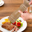 6in Wooden Salt Spice Sauce Corn Shaker Pepper Mill Grinder Kitchen Tool