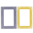 2pcs Metal Punch Molds Dressing Girls DIY Scrapbook Embossing Stencil Handw