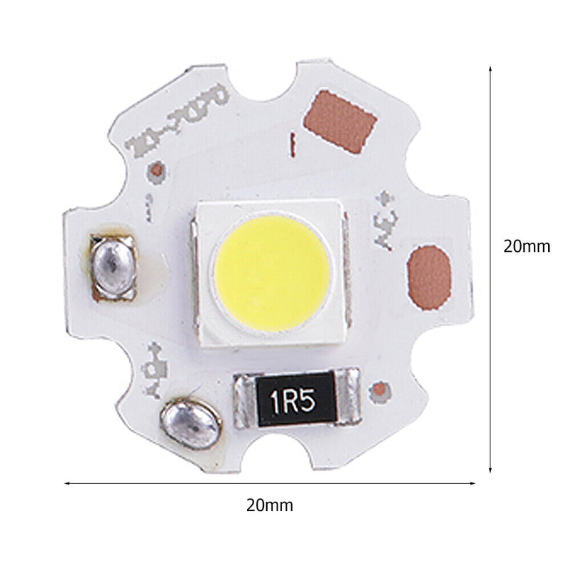 High Power 5V 3W COB LED Lamp Chip Light Source for Floodlight (White) Newly
