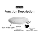 LED Bag Purse Lamp Handbag Atmosphere Lights Decor with Keychain (Heart) Newly