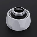 G1/4 Thread Quick Fixing Hard Tube Connector for PC Water Cooling(White)