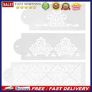 3X Lace Flower Cake Cookie Fondant Side Baking Stencil Wedding Decor Tool