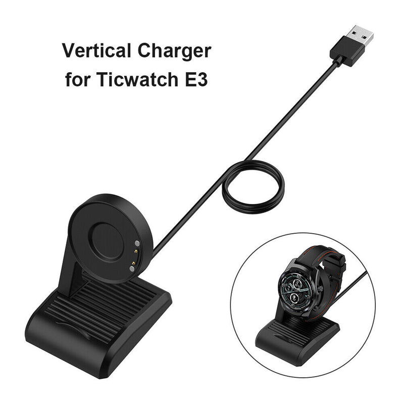 Smartwatch Charger Cradle Dock for Ticwatch E3 Pro 3 PRO 3 Lite Charging Adapter