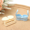 Color Container Box Case Soaking Box Travel Glasses Holder Contact Lens Case