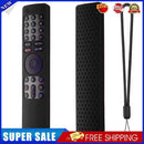 TV Stick Silicone Case with Lanyard Remote Controller Protector (Black)
