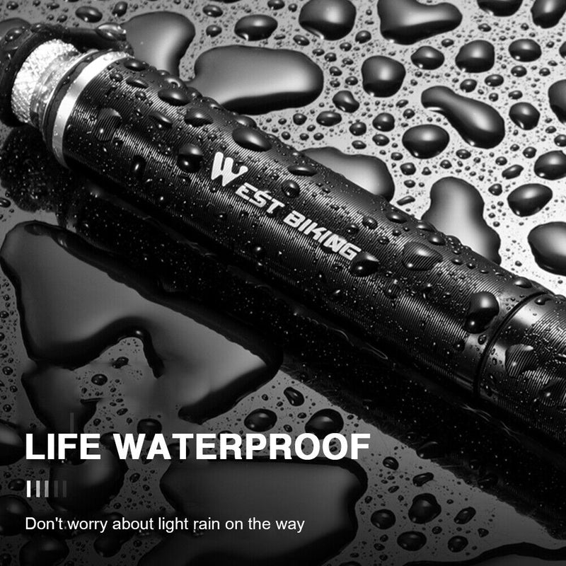 WEST BIKING Bicycle Air Pump 160PSI MTB Bike Presta Schrader Valve Pants Pump