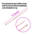4pcs/set Pimple Blemish Comedone Acne Extractor Remover Needles Beauty Tool