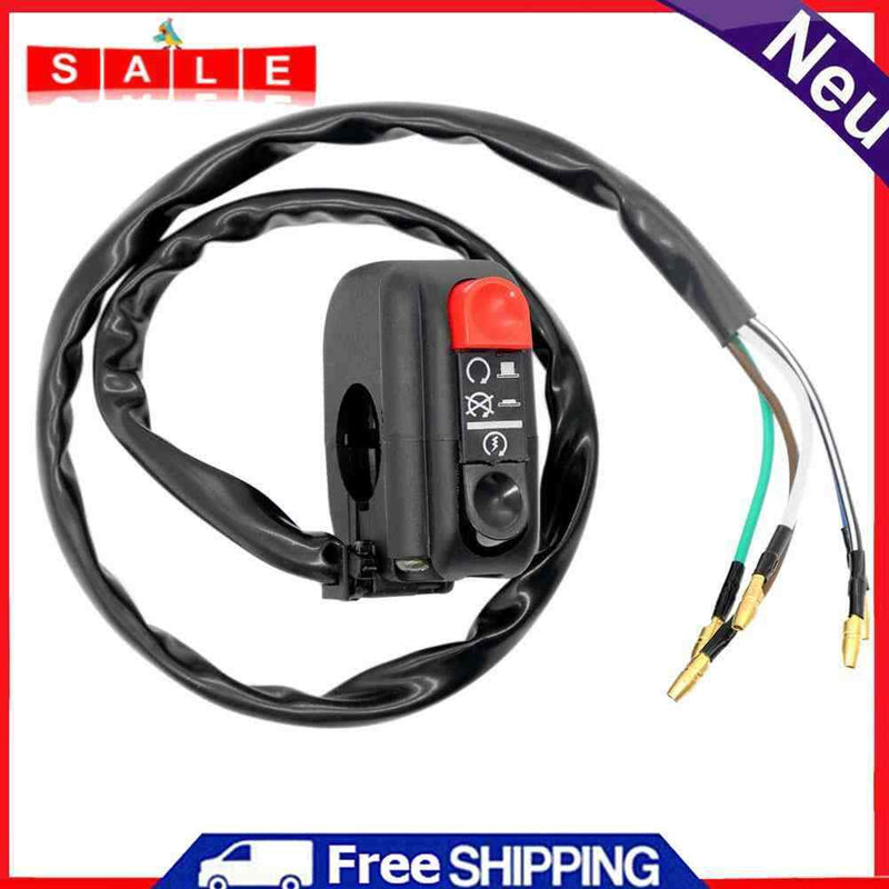 Universal 7/8 in Handlebar Motorcycle ATV Start Kill On/Off Button