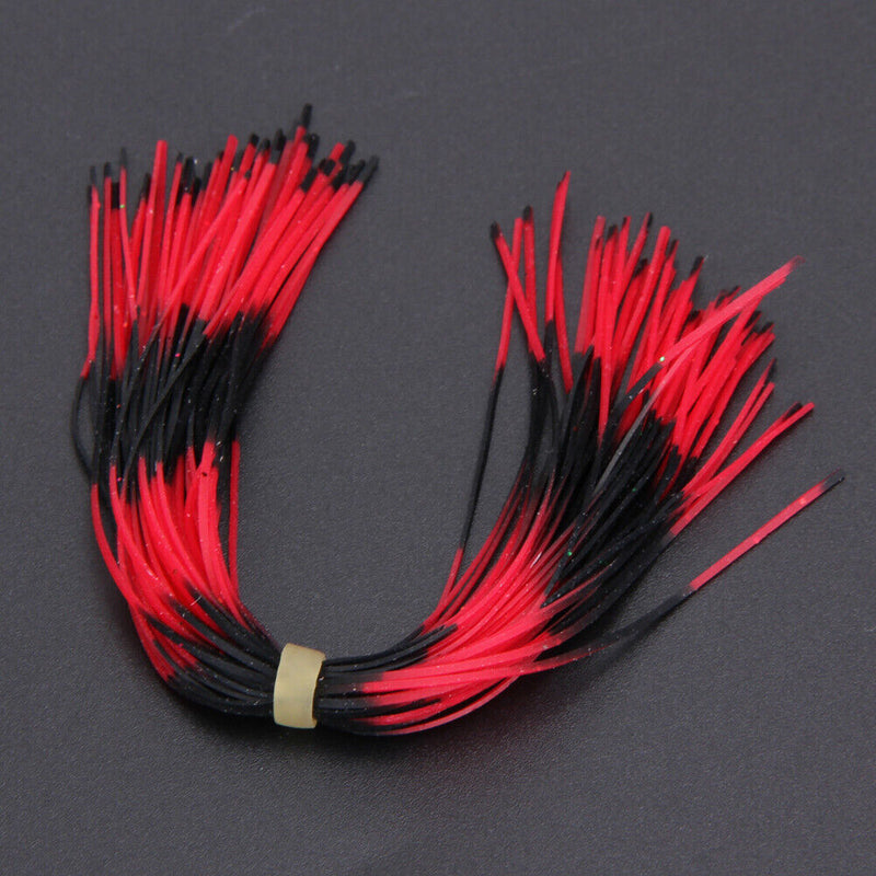 12 Bundles Silicone Legs Barred Color Flake Squid Lure Thread Newly