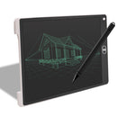 12 inch Digital LCD Writing Tablet Electronic Drawing Pads Board (White)