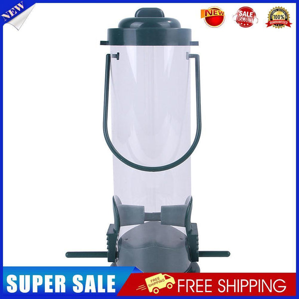 Hanging Wild Bird Seed Feeder Plastic Hummingbird Food Dispenser Automatic