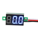 0.36inch LED Digital Voltmeter DC0-100V Three Line Volt Meter(Blue) Newly