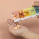 Box Dispenser Storage Candy Container Weekly Medicine Tablet Daily Pill Box