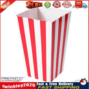 12pcs Favor Candy Treat Popcorn Boxes for Wedding Party Supply(Red) Newly