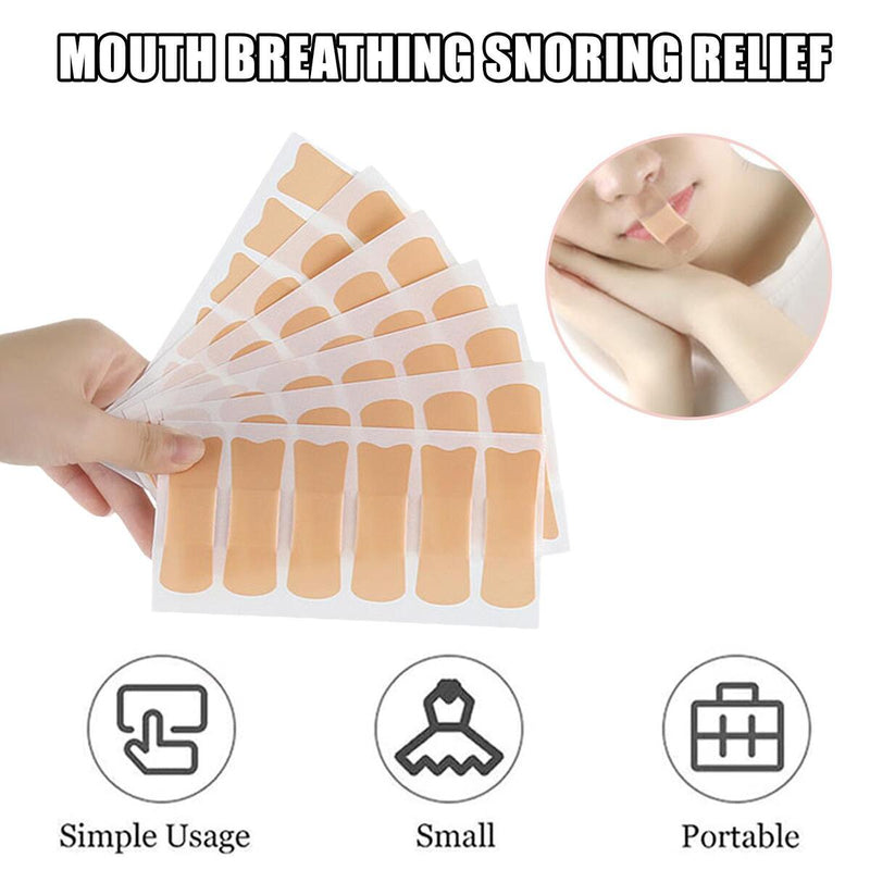 36pcs Sleeping Mouth Tapes Snoring Calm Strips Snore Strips Breathing Strips
