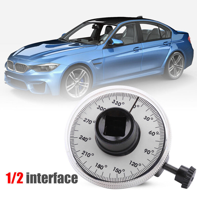 Adjustable 1/2 Inch Drive Torque Angle Gauge Car Garage Repair Hand Tool Set