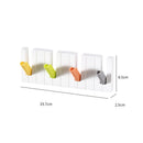 Wall Hanging Hook for Bathroom Punch-free Hanger Key Storage Rack Style Piano