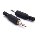 10Pcs 3.5mm Plastic Headphone Connector Stereo Audio Male Plug Adaptor