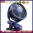Quiet 1200mAh 5W Outdoor Travel 5V 1A Lazy Portable USB Summer Cooling Clip Fan