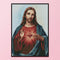 Holy Heart Jesus Full Cross Stitch 11CT Counted DIY Embroidery Cotton Thread Art