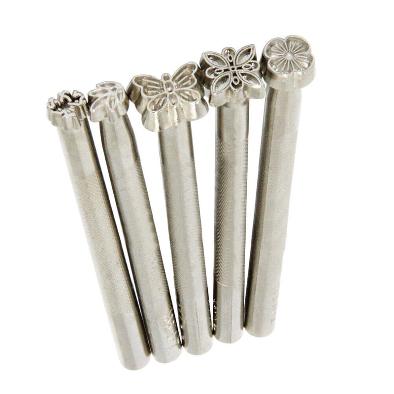 20pcs DIY Leather Working Saddle Making Tools Craftool Leather Craft Stamps