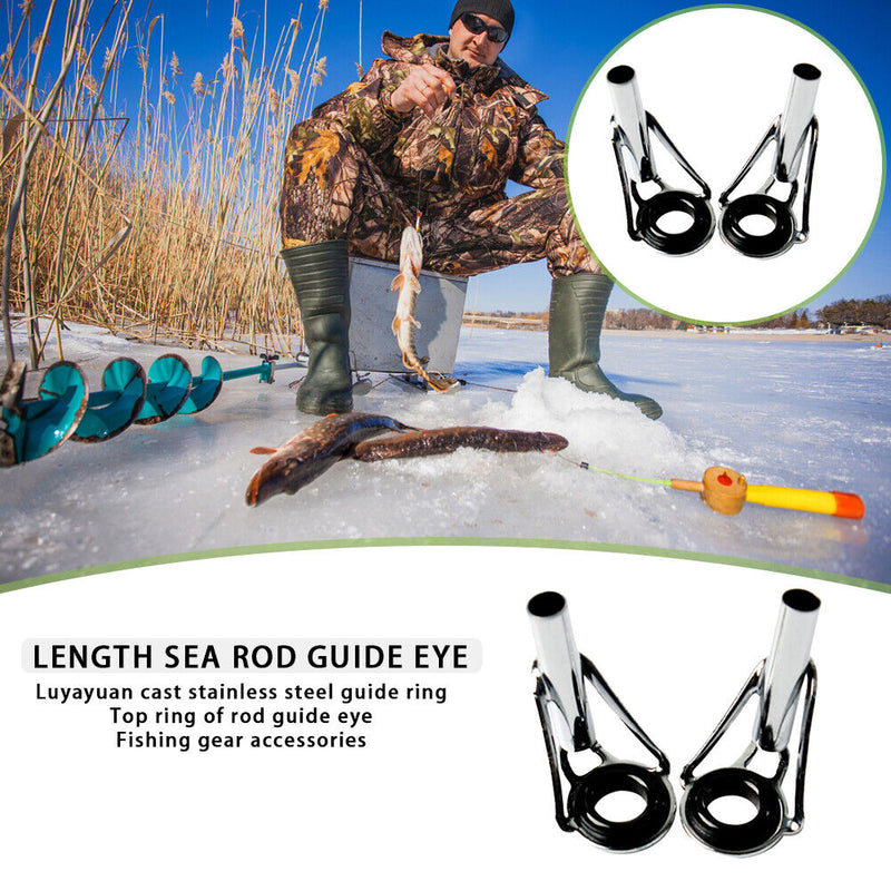 Telescopic Fishing Rod Top Tip Guide Rings Line Eye Rings Fish Pole Repair