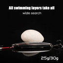 Sinking Jig Bait Lead Casting Metal Fishing Lure double hook Spinning Baits