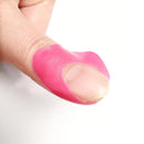 10pcs U-Shaped Nail Stickers Spill-Proof Nail Polish Protector (Red)