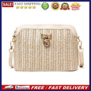 Summer Beach Straw Messenger Bags Shell Women Woven Shoulder Purse Handbags