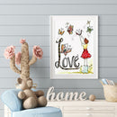 5D DIY calligraphy and painting series round diamond diamond painting
