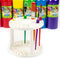 Art Supplies Multi Bin Paint Brush Pen Holder Round J4G8 PlasticL Drawing A9U5