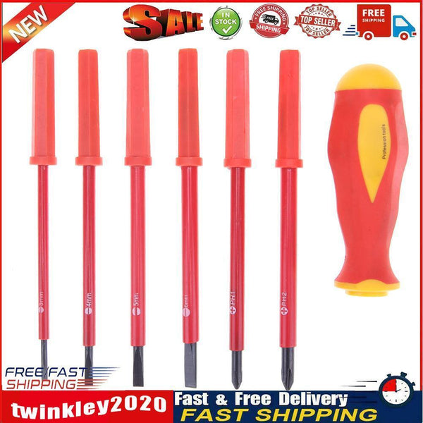 7pcs Multifunction Screwdriver Bit Set Insulated Screw Driver Repair Tool Newly