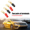 2 Pairs Car Car 4GA Speaker Electrical Wire Connector Spade Crimp Terminals Kit