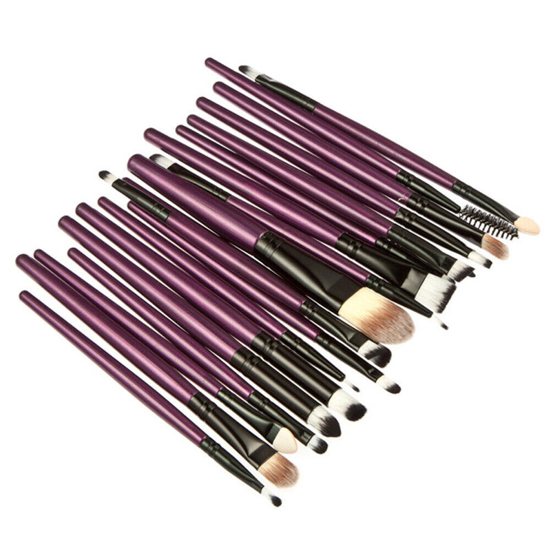 Makeup Palette Set Eyesshadow Foundation Blusher Puff + 20Pcs Powder Brush-109275