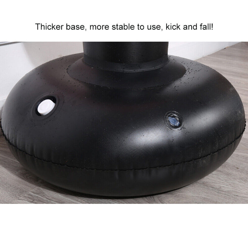 Inflatable Boxing Bag Training Pressure Relief Exercise Punch Standing Sandbags