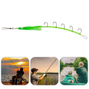 Octopus Fishing Bait 5 Hook Artificial Squid Lure Fishing Tackle (Luminous)