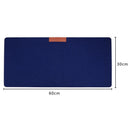 Office Computer Desk Table Keyboard Mouse Pad Felt Laptop Mat (Dark Blue) Newly