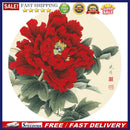 11CT Stamped Kit Handmade Flower Plant Cross Stitch DIY Bedroom Needlework Gi