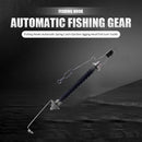 Automatic Fishing Hook Stainless Steel Spring Fishhook Bait Ejection Tackles