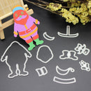 Santa Metal Die Cutting Die Stencil DIY Scrapbooking Paper Card Decor Craft