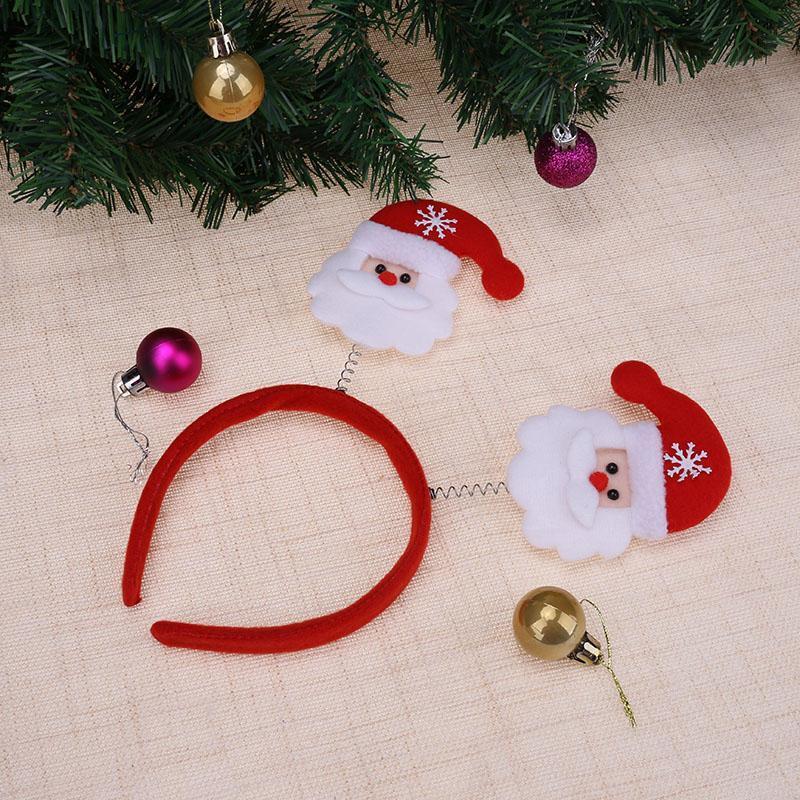 Home Decoration Cute Christmas Theme Headband Kids Head Clasp(Santa)