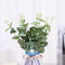 Eucalyptus Stems Floral Arrangement Lifelike Greenery Leaves Faux Plants