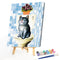 Cute Cat Oil Paint by Numbers Hand Painted Frameless Picture Home Ornament Kit