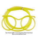 Novelty Eyeglasses Drinking Straw for Kids Birthday Party Supplies (Yellow)
