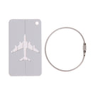 Fashion Luggage Tags Aluminium Alloy Travel Luggage Name Labels Holder (A)