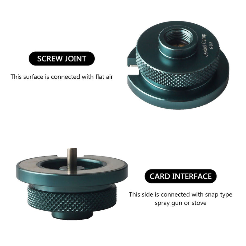 Magnetic Design Gas Tank Adapter - Keep Fire Going & Stove Working for Outdoor
